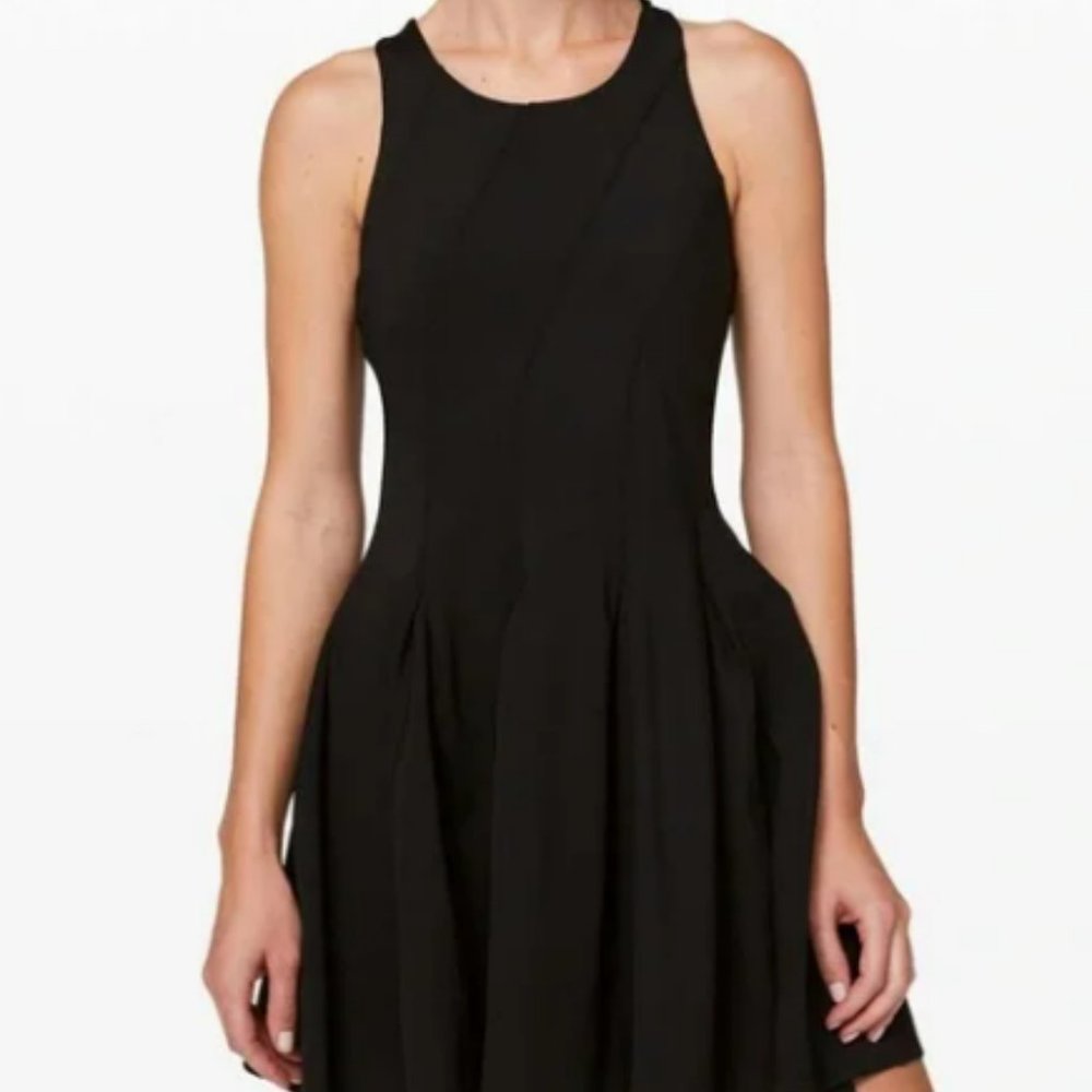 Lululemon Court Crush Tennis Dress - black